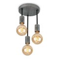 Briloner - Candelabro suspenso HENGA 3xE27/60W/230V