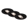 Briloner - CONJUNTO 3x Foco de encastrar de casa de banho LED LED/4,9W/230V IP23