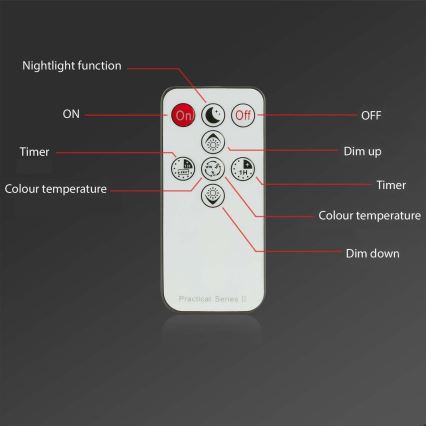 Briloner - CONJUNTO 3x Foco de encastrar de casa de banho LED com regulação LED/4,8W/230V 3000-6500K IP44 + controlo remoto