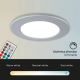 Briloner - CONJUNTO 3x LED RGBW Foco de encastrar de casa de banho com regulação LED/4,8W/230V 3000-6500K IP65 + controlo remoto