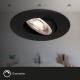 Briloner - CONJUNTO 3x Iluminação de casa de banho LED com regulação LED/4,9W/230V IP23