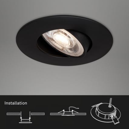 Briloner - CONJUNTO 3x Iluminação de casa de banho LED com regulação LED/4,9W/230V IP23