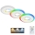 Briloner - CONJUNTO 3x LED RGBW Foco de encastrar de casa de banho com regulação LED/5W/230V 3000-6500K IP44 + controlo remoto
