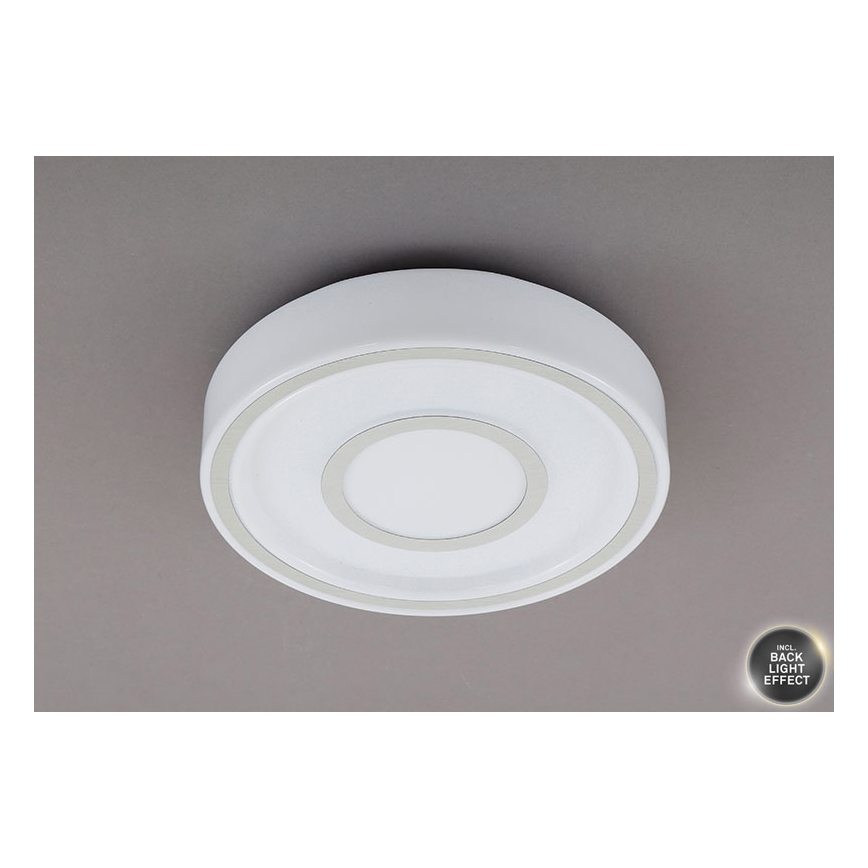 Briloner - Iluminação de teto LED SIRKEL LED/12W/230V cromado mate