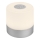 Briloner - Lâmpada de Mesa para Exterior LED Dimerizável Recarregável Tátil/2W/5V 2700K IP44 1200 mAh Cromo Mate