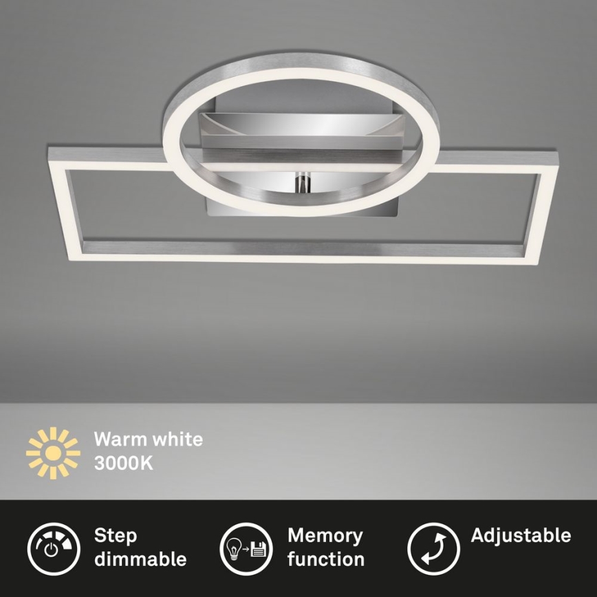 Briloner - Plafon LED regulável FRAMES LED/19W/230V