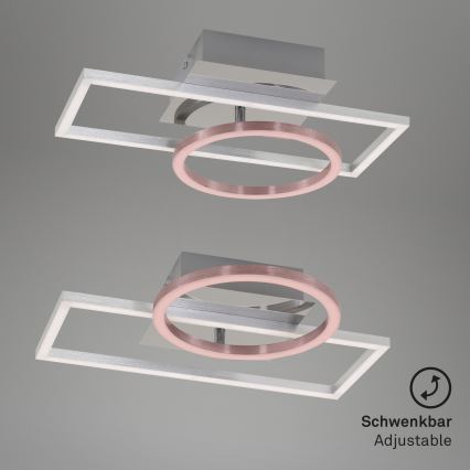 Briloner - Plafon LED regulável FRAMES LED/19W/230V