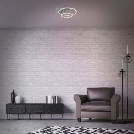 Briloner - Luminária de teto LED regulável FRAMES LED/24,5W/230V