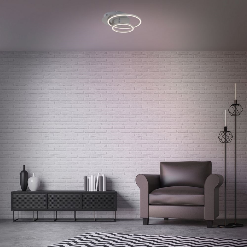 Briloner - Luminária de teto LED regulável FRAMES LED/24,5W/230V