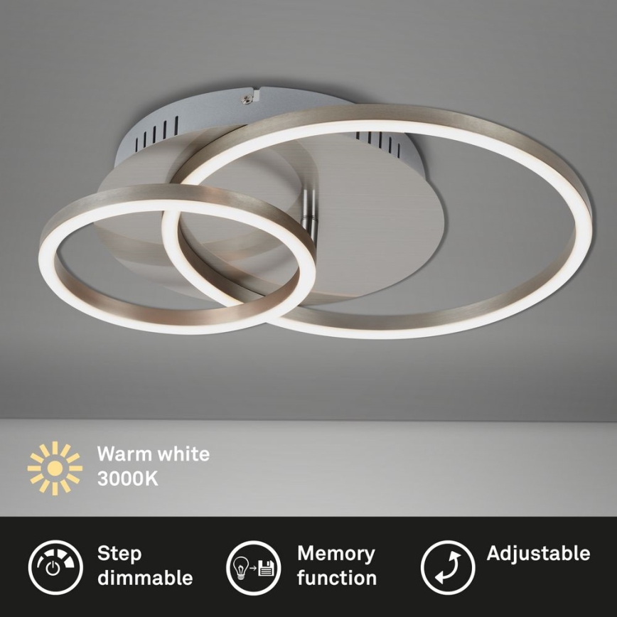 Briloner - Luminária de teto LED regulável FRAMES LED/24,5W/230V
