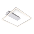 Briloner - Luminária de teto LED FRAME LED/14W/230V 3000K 30x32 cm cromado fosco