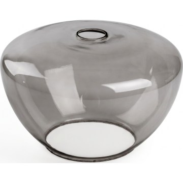 Briloner - Vidro de substituição para o lustre SEVENTIES E27 cinzento fumado