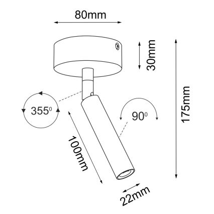Brosline - Candeeiro de foco 1xG9/2,5W/230V branco