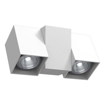 Brosline - Aplique de parede com 2 focos GU10/10W/230V, branco