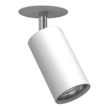 Brosline - Candeeiro de teto embutido 1xGU10/10W/230V, branco