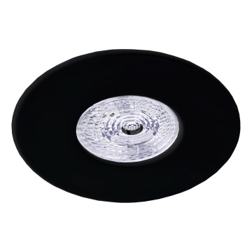 Brosline - Luminária embutida para teto 1xGU10/10W/230V preta
