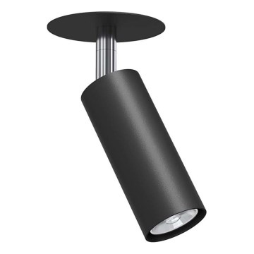 Brosline - Spot de embutir no teto 1xGU10/4W/230V preto