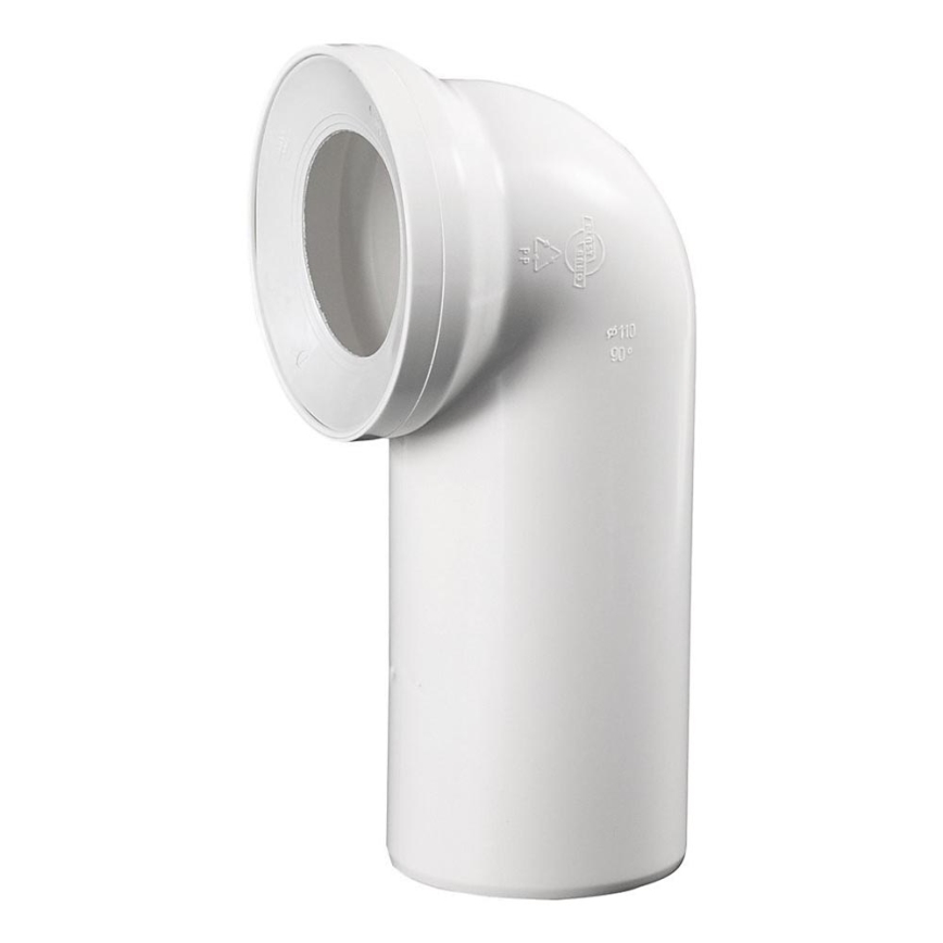 Bruckner - Conector para sanita de 90° 11 cm branco