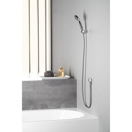 Bruckner - Conjunto de chuveiro cromado brilhante