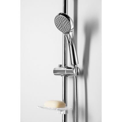 Bruckner - Conjunto de chuveiro cromado brilhante