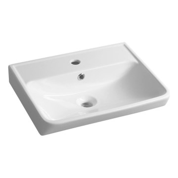 Bruckner - Lavatório embutido NEON 45x41,5 cm cerâmica/branco