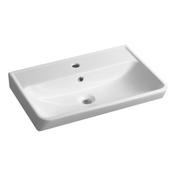 Bruckner - Lavatório embutido NEON 60x41,5 cm cerâmica/branco