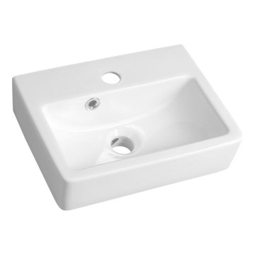 Bruckner - Lavatório NOAM 37,5x28 cm cerâmica/branco