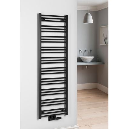 Bruckner - Radiador para casa de banho ALBRECHT 657W/230V 50x157 cm mate preto