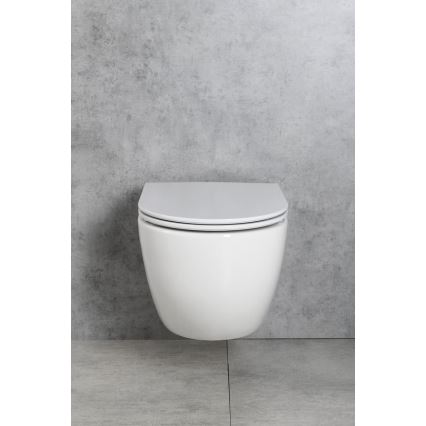 Bruckner - Sanita suspensa Vortex Rimless FULDA cerâmica/branco