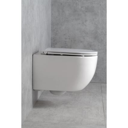 Bruckner - Sanita suspensa Vortex Rimless FULDA cerâmica/branco