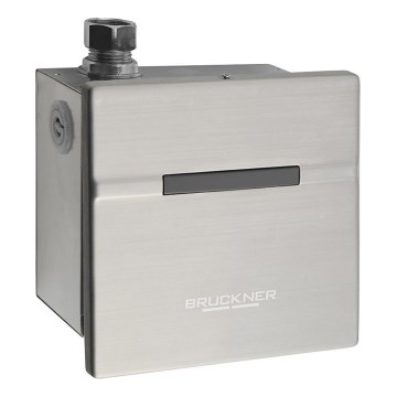 Bruckner - Sensor de descarga de urinol 6V DC/4xAA aço inoxidável
