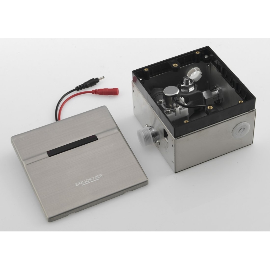 Bruckner - Sensor de descarga de urinol 6V DC/4xAA aço inoxidável