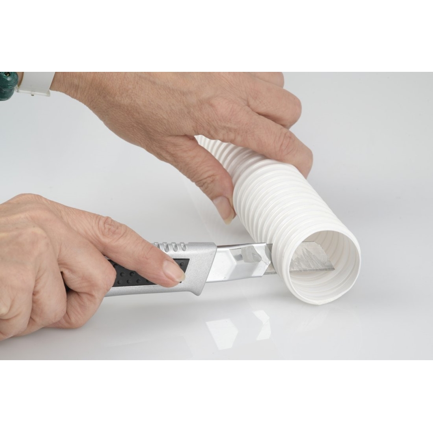 Bruckner - Tubo de ligação flexível 80 cm branco