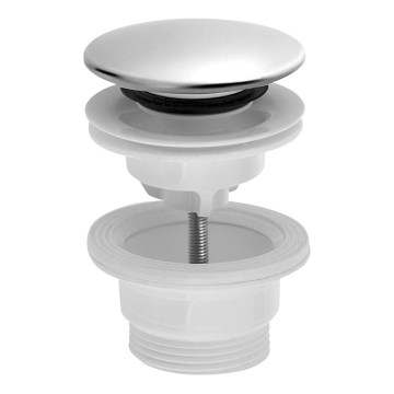 Bruckner - Válvula de drenagem CLICK-CLACK diâmetro 6,3 cm aço inoxidável