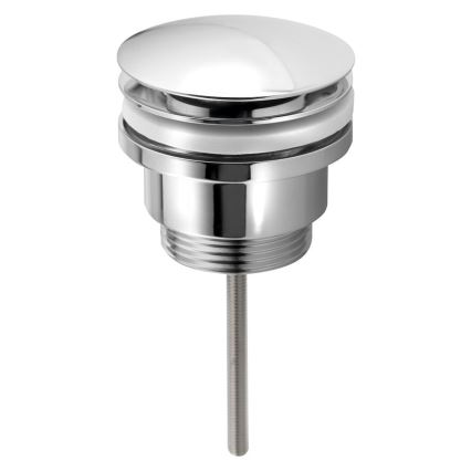 Bruckner - Válvula de bacia sem escoamento CLICK-CLACK diâmetro 6,4 cm cromado brilhante