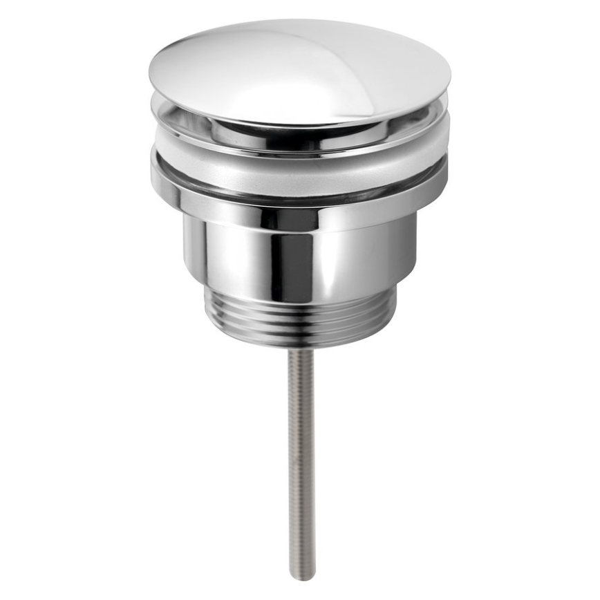 Bruckner - Válvula de bacia sem escoamento CLICK-CLACK diâmetro 6,4 cm cromado brilhante