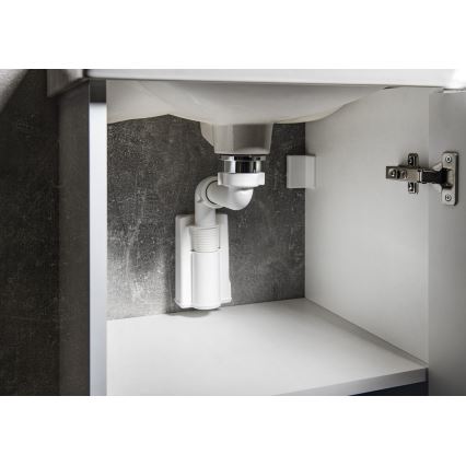 Bruckner - Válvula para lavatório mobiliário MURALES branco