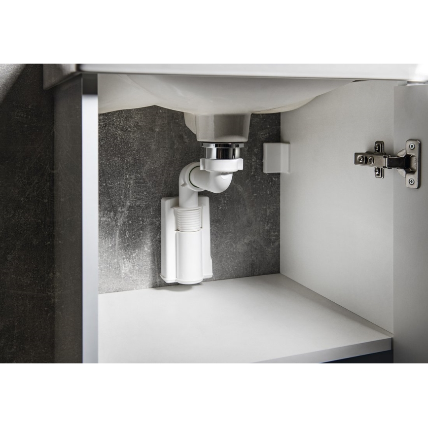 Bruckner - Válvula para lavatório mobiliário MURALES branco