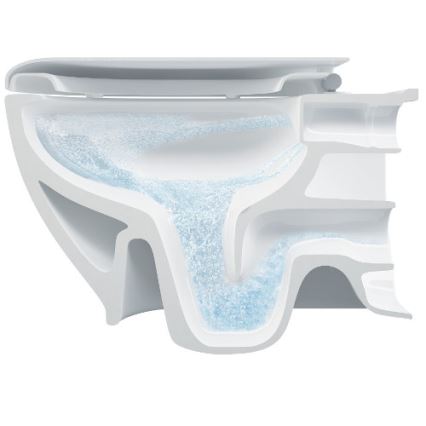 Bruckner - Sanita suspensa Rimless WALTER cerâmica/branco