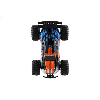 Buggy RC com controlo remoto 7,4 V/500 mAh azul/laranja