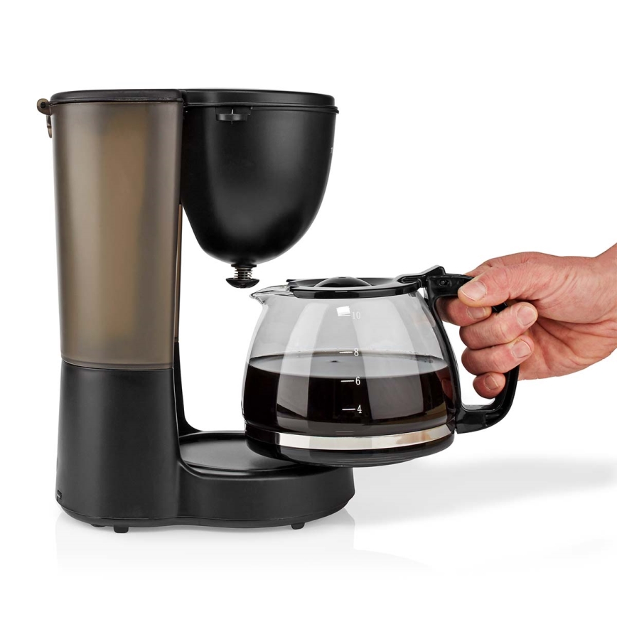 Butler - Cafeteira de filtro 1,25 l com função de manutenção de temperatura 750W/230V preta