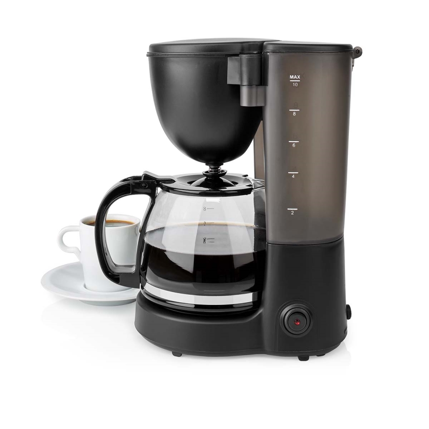 Butler - Cafeteira de filtro 1,25 l com função de manutenção de temperatura 750W/230V preta
