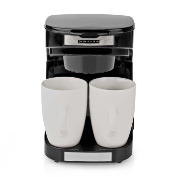 Butler - Cafeteira para duas chávenas 450W/230V preta