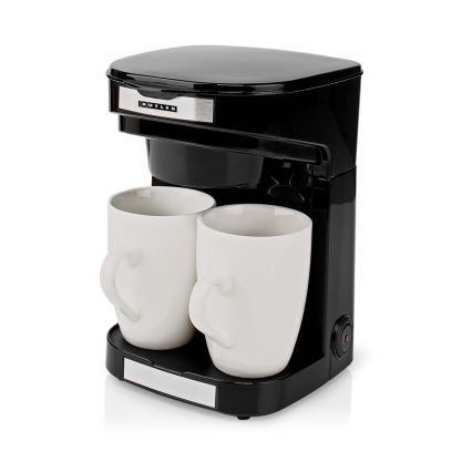 Butler - Cafeteira para duas chávenas 450W/230V preta