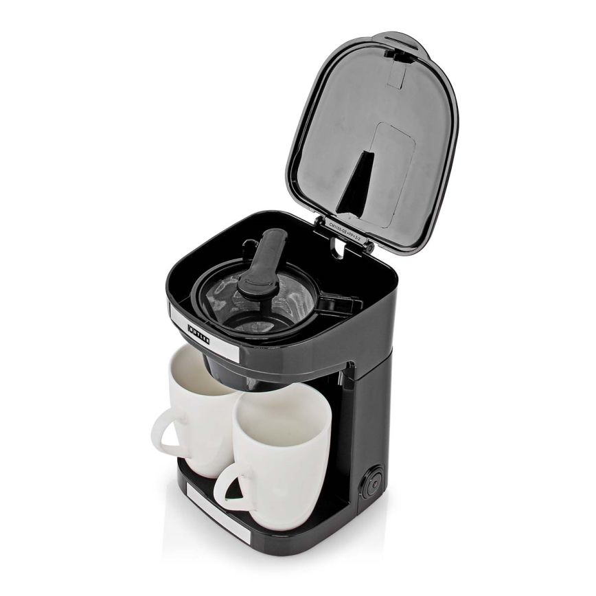 Butler - Cafeteira para duas chávenas 450W/230V preta