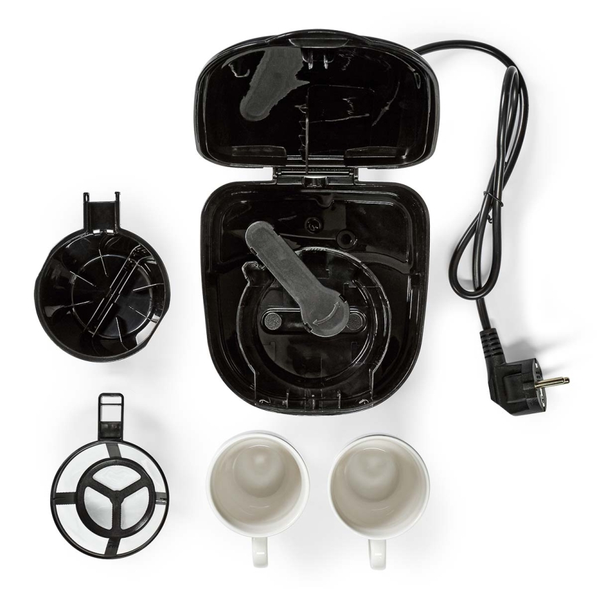 Butler - Cafeteira para duas chávenas 450W/230V preta