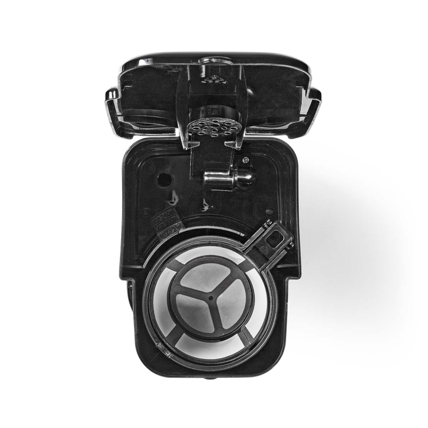 Butler - Cafeteira para uma chávena 0,4 l com caneca de viagem 750W/230V inox/preto