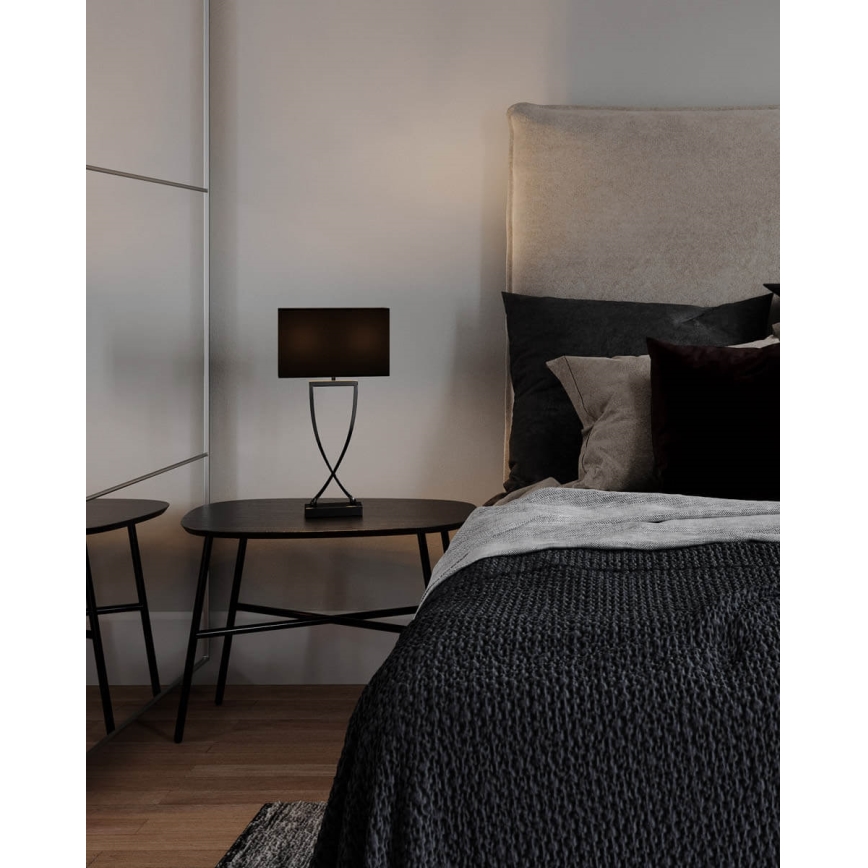 ByRydens - Candeeiro de Mesa OMEGA 1xE27/5W/230V preto