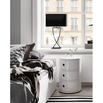 ByRydens - Candeeiro de mesa OMEGA 1xE27/5W/230V preto