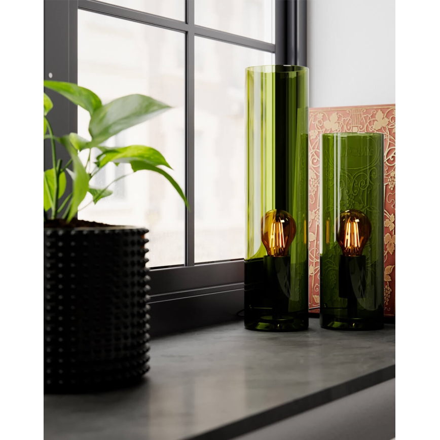 ByRydens - Candeeiro de mesa FLAKE 1xE27/8W/230V verde